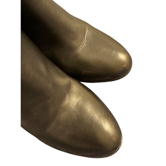 SPAZIO MODA Black Leather High Heel Ankle Boots Women Size 9.5 - Picture 13 of 14